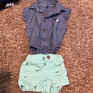 3 months short set